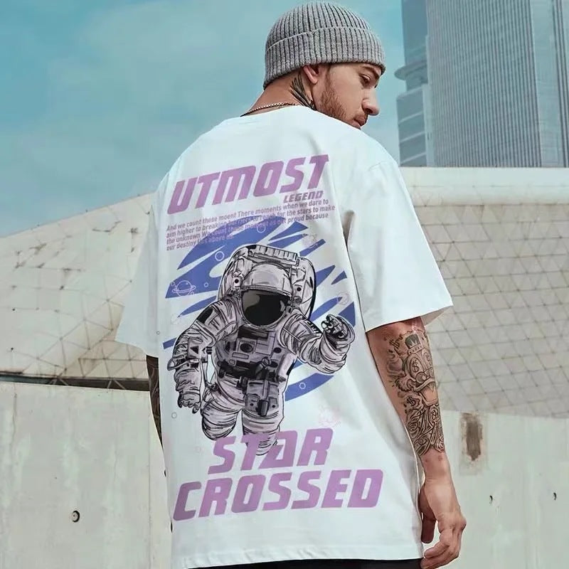 New National Fashion Panda Short Sleeve Men's Fashion Brand Large Chinese Style Loose 5 5 Solid Half Sleeve