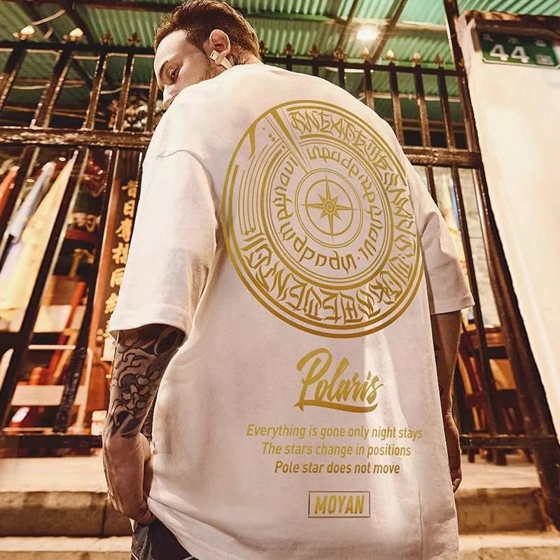 New National Fashion Panda Short Sleeve Men's Fashion Brand Large Chinese Style Loose 5 5 Solid Half Sleeve