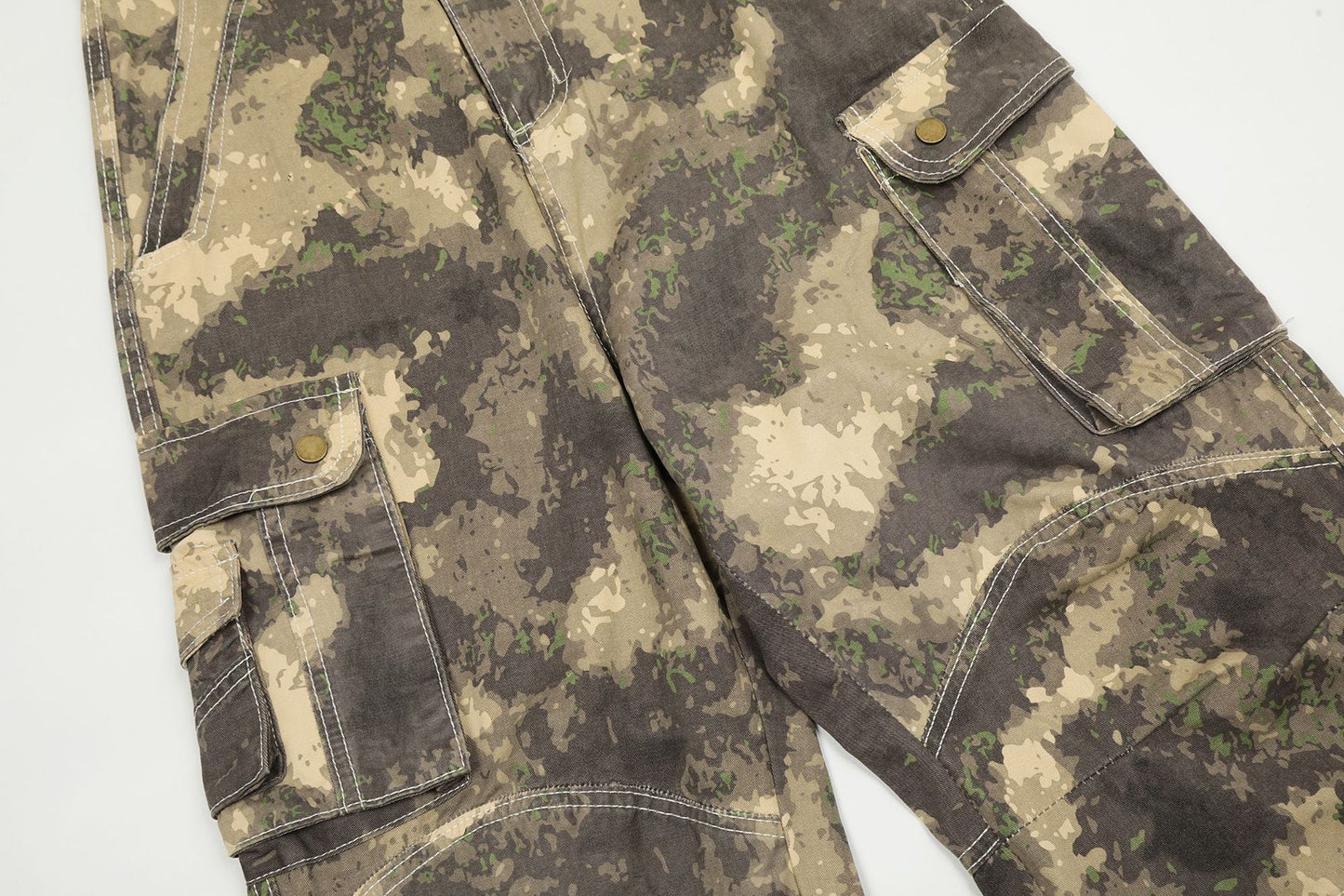 Maychao High Street Camouflage Straight Casual Working Pants