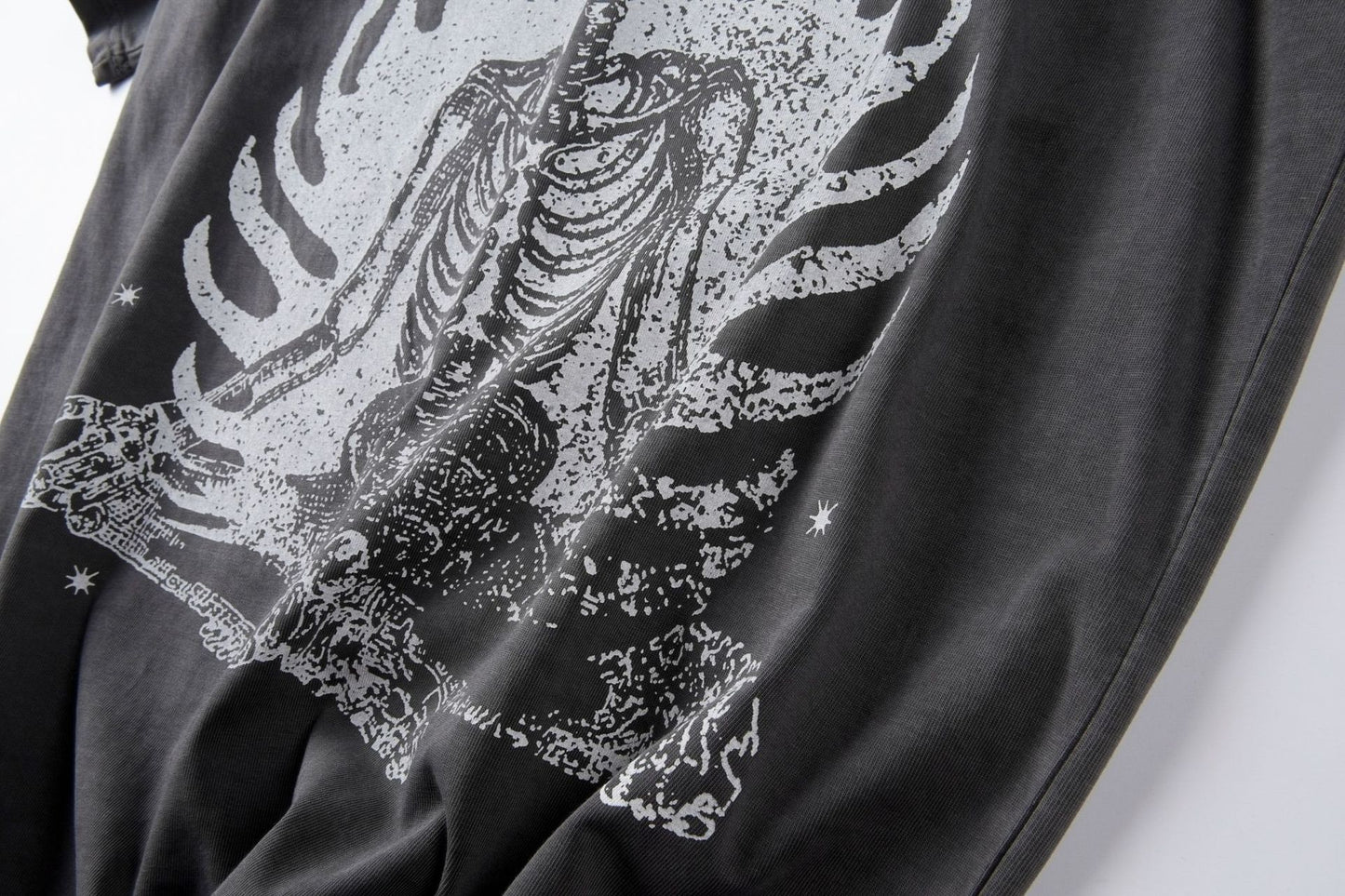 Men's Summer Graffiti Printing Short-sleeved T-shirt