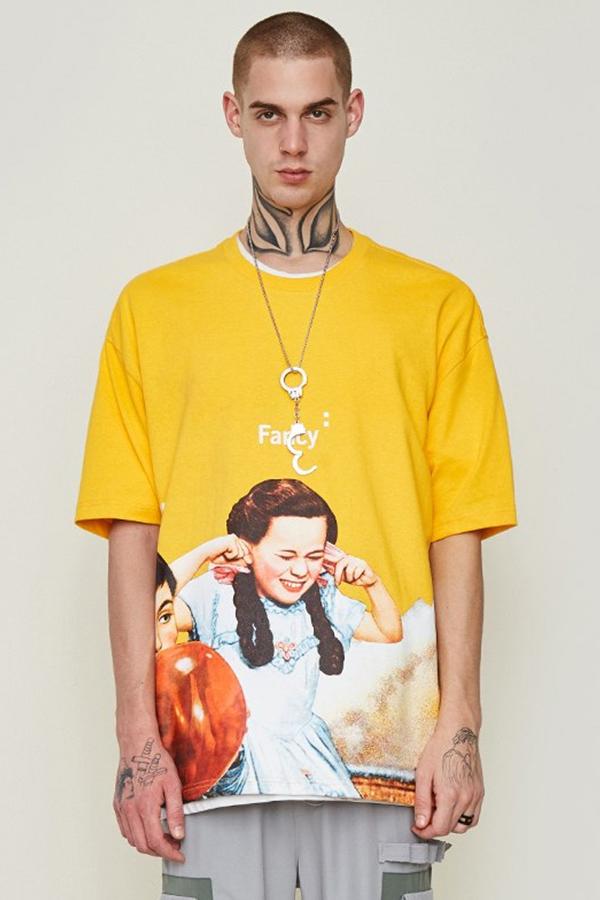 FANCY TEE ORANGE