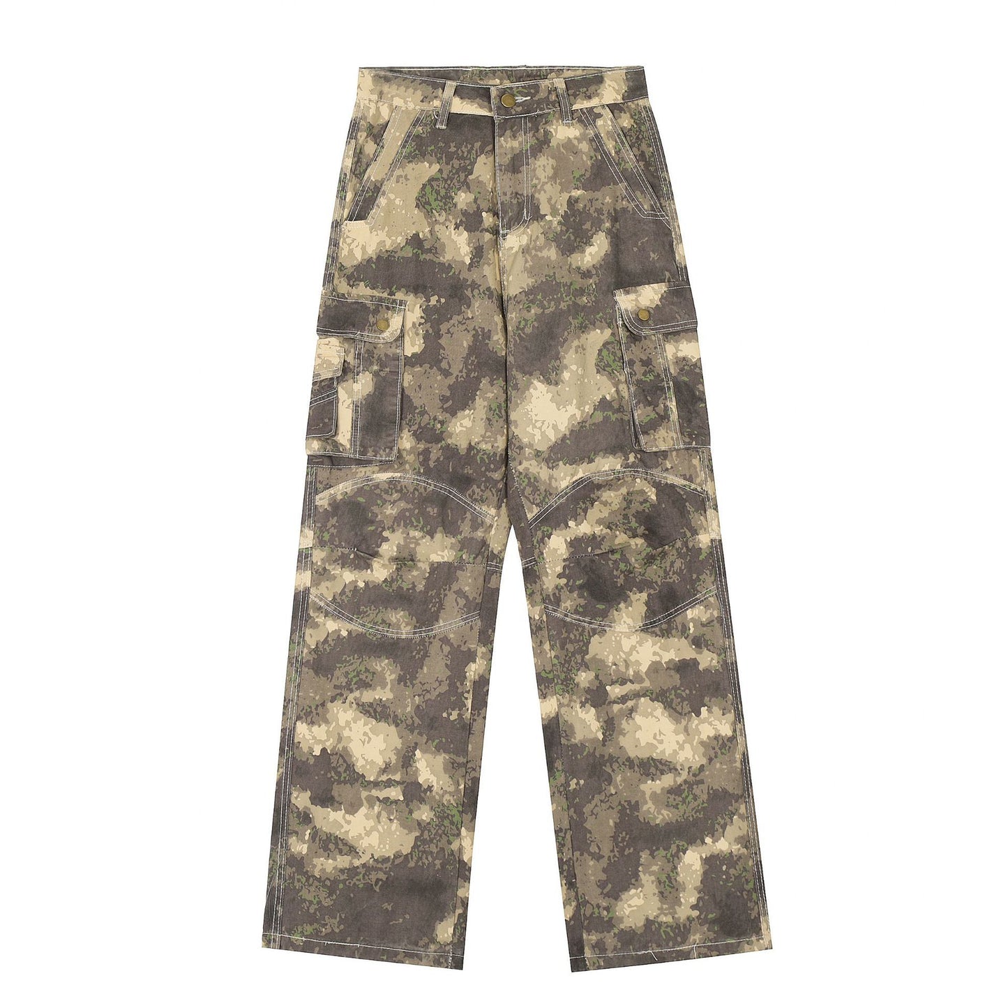 Maychao High Street Camouflage Straight Casual Working Pants