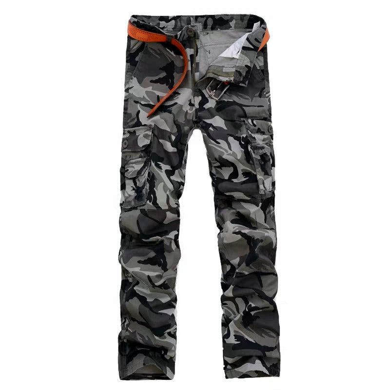 Camouflage Trousers Outdoor Multi-pocket Casual Loose Men's Trousers
