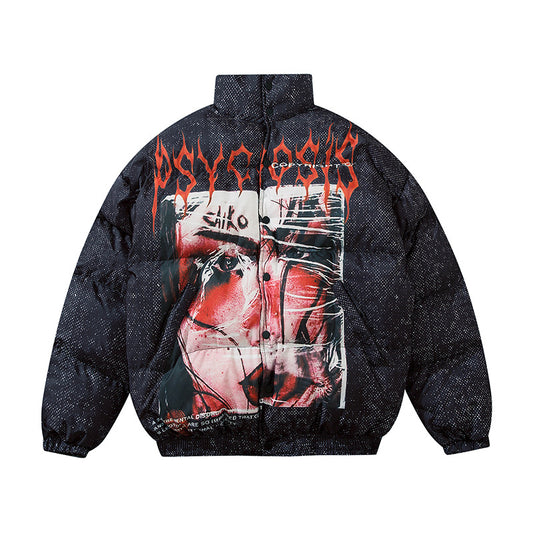 West Coast European and American street characters padded jacket