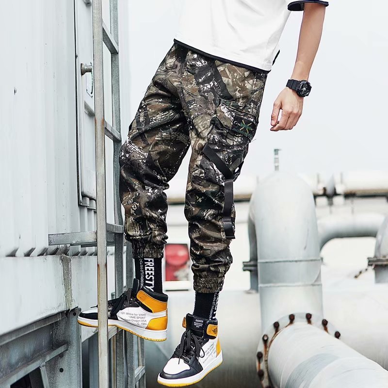 Overalls Men's Korean Slacks Sports Capris Students